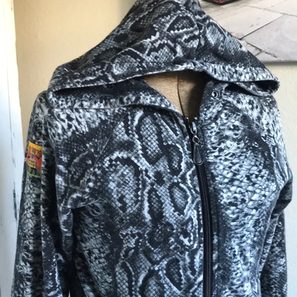 L.A.M.B. Jackets & Blazers - L.A.M.B. Snake print hoodie size xs